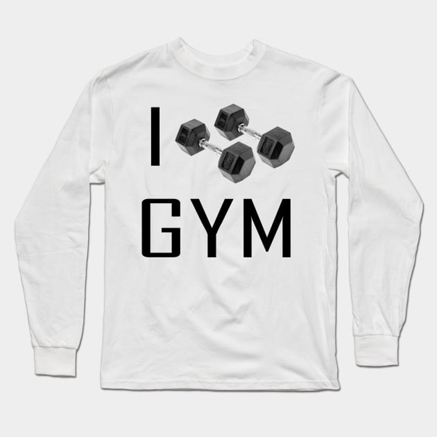 i love gym Long Sleeve T-Shirt by BoWoW-Shop